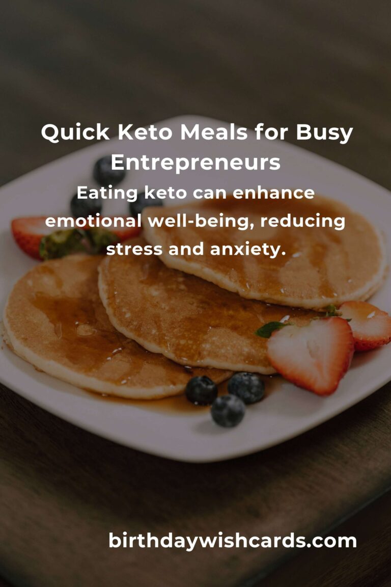 Effortless Keto Recipes to Fuel Busy Entrepreneurs
