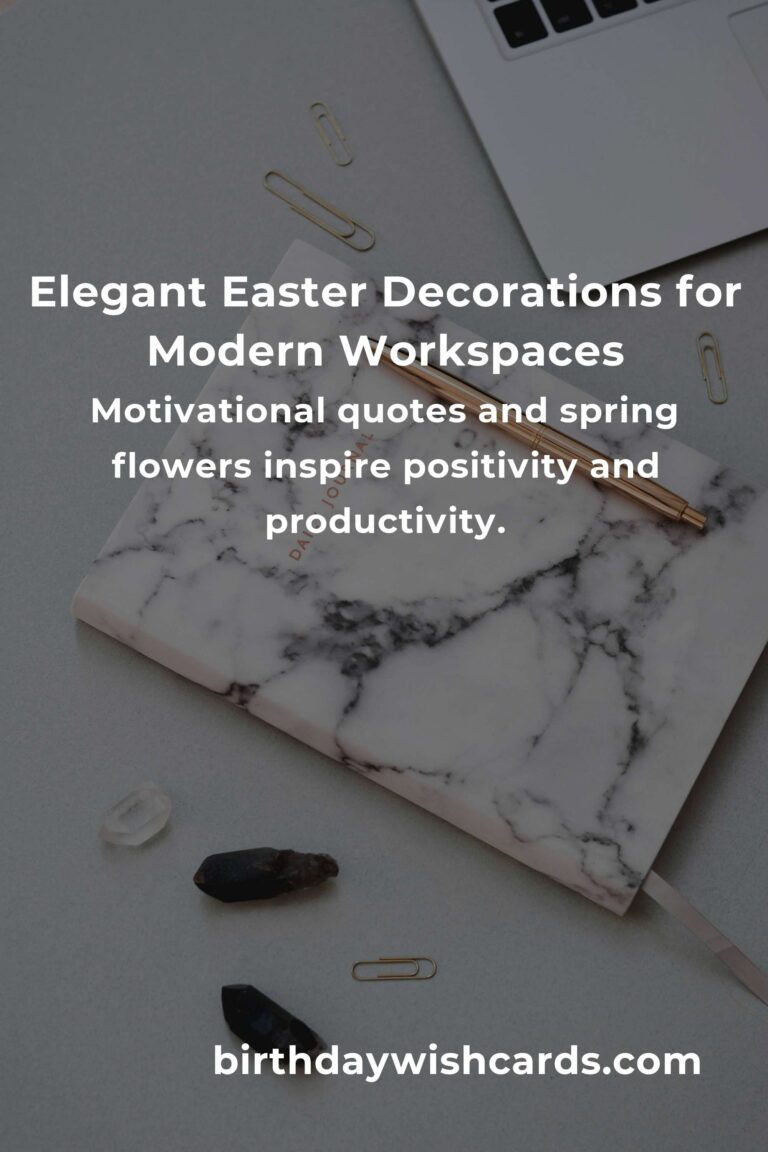 Elevate Your Workspace: Inspiring Easter Decorations Ideas for Professionals