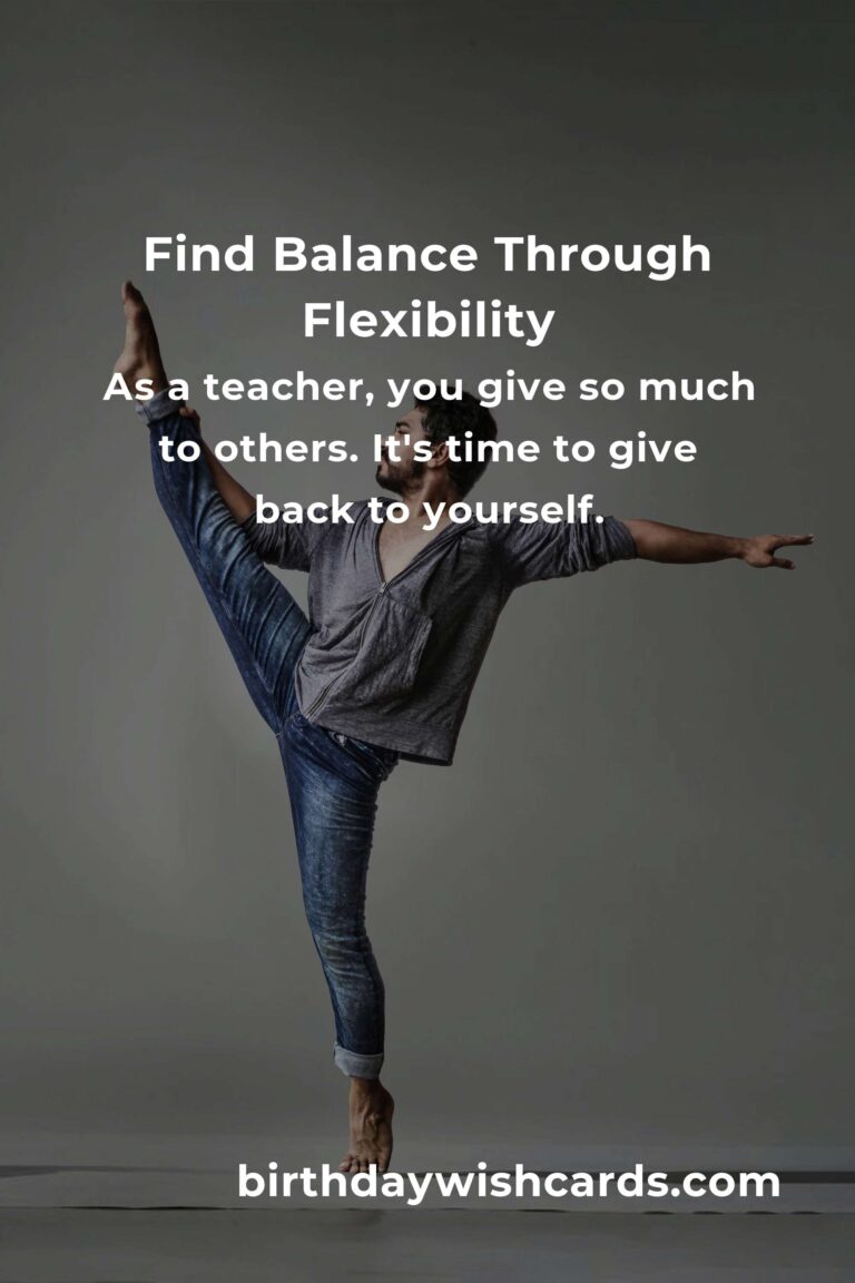 Embrace Calm: A Home Flexibility Routine for Teachers to Find Balance
