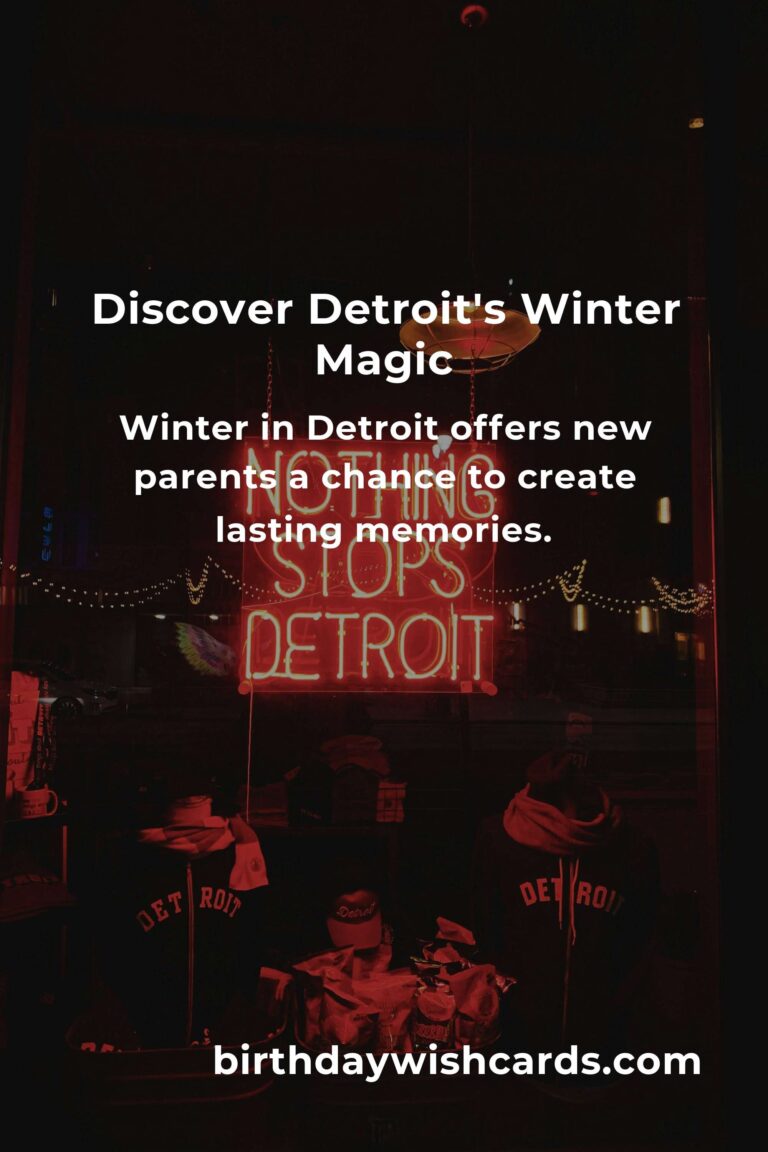 Embrace Detroit's Winter Magic: A Guide for New Parents