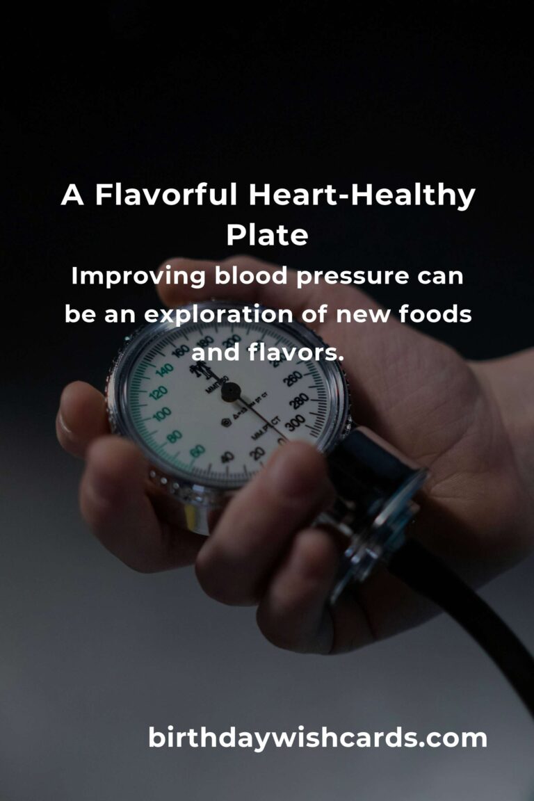 Embrace Flavor and Health: A Food Lover's Guide to Improving Blood Pressure
