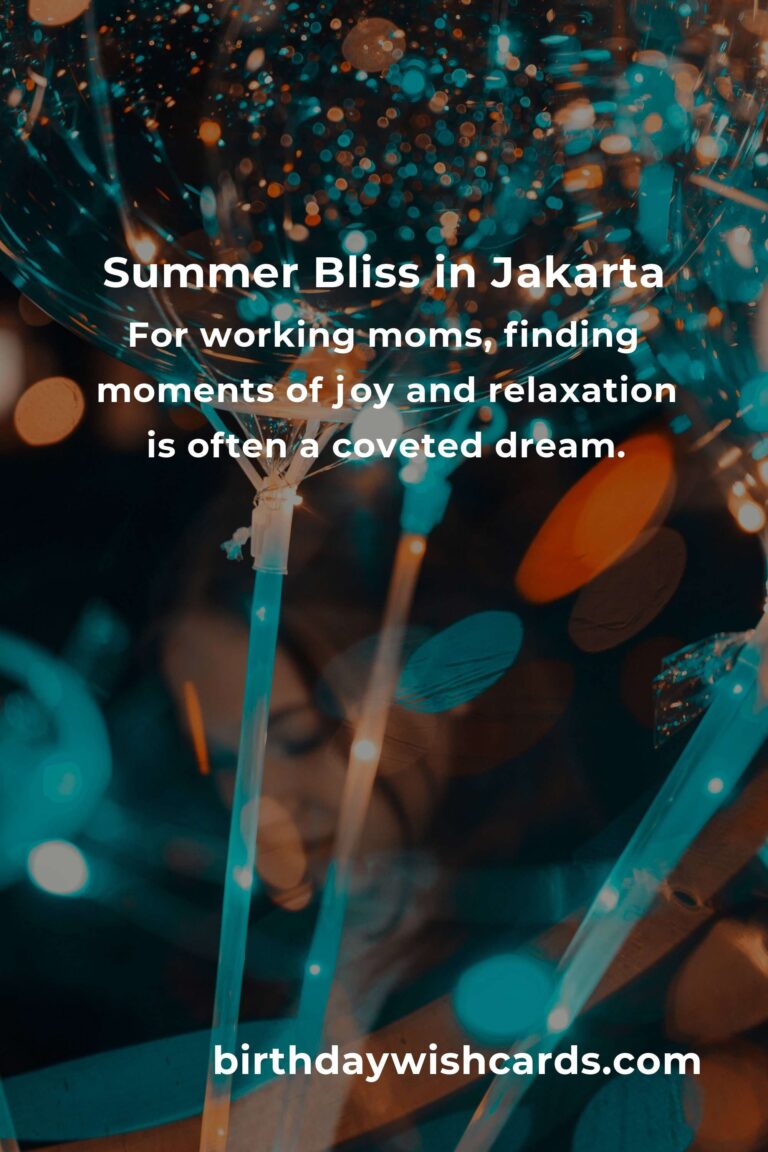 Embrace Joy: The Best Summer Events in Jakarta for Working Moms