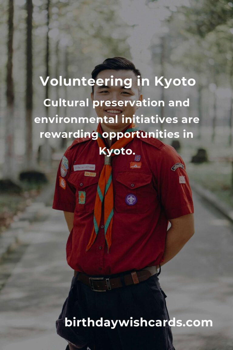 Embrace Kyoto: Volunteer Opportunities for Digital Nomads Seeking Meaningful Connections