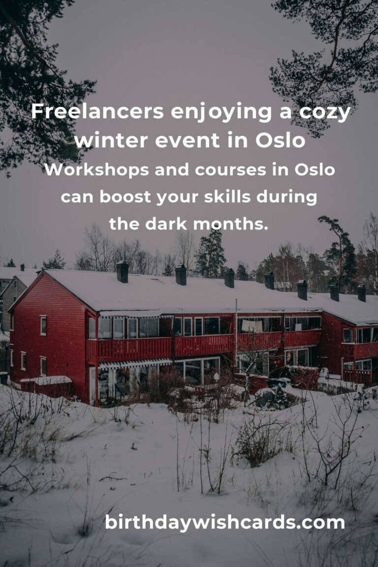 Embrace Oslo’s Magic: The Best Winter Events for Freelancers Seeking Inspiration & Connection