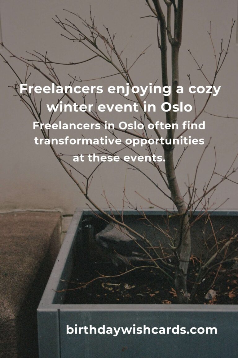 Embrace Oslo’s Magic: The Best Winter Events for Freelancers Seeking Inspiration & Connection
