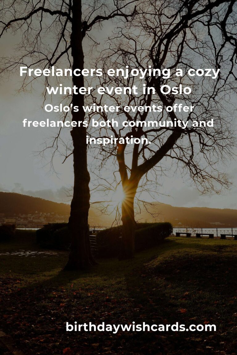 Embrace Oslo’s Magic: The Best Winter Events for Freelancers Seeking Inspiration & Connection