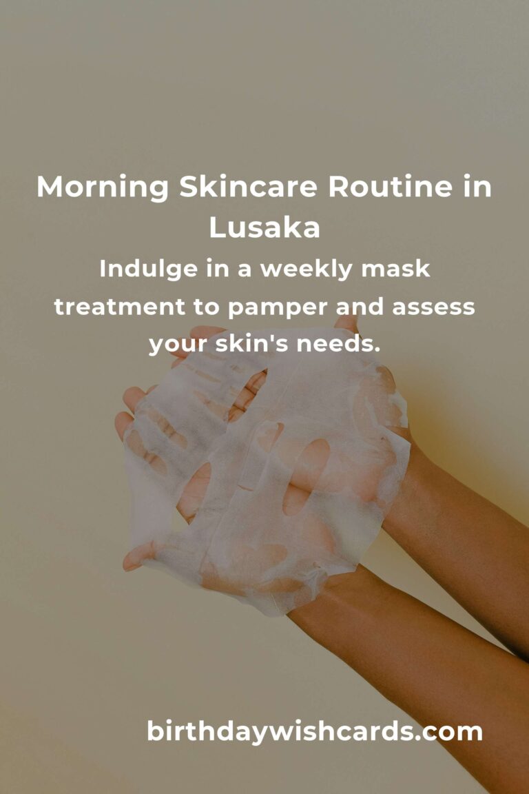 Embrace Radiant Skin with Daily Habits in Lusaka's Unique Climate