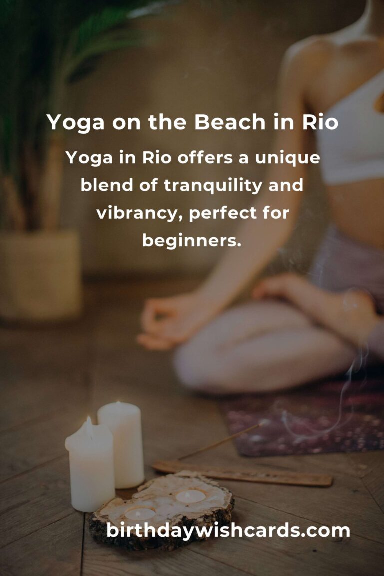 Embrace Tranquility: A Beginner's Guide to Yoga in Rio de Janeiro