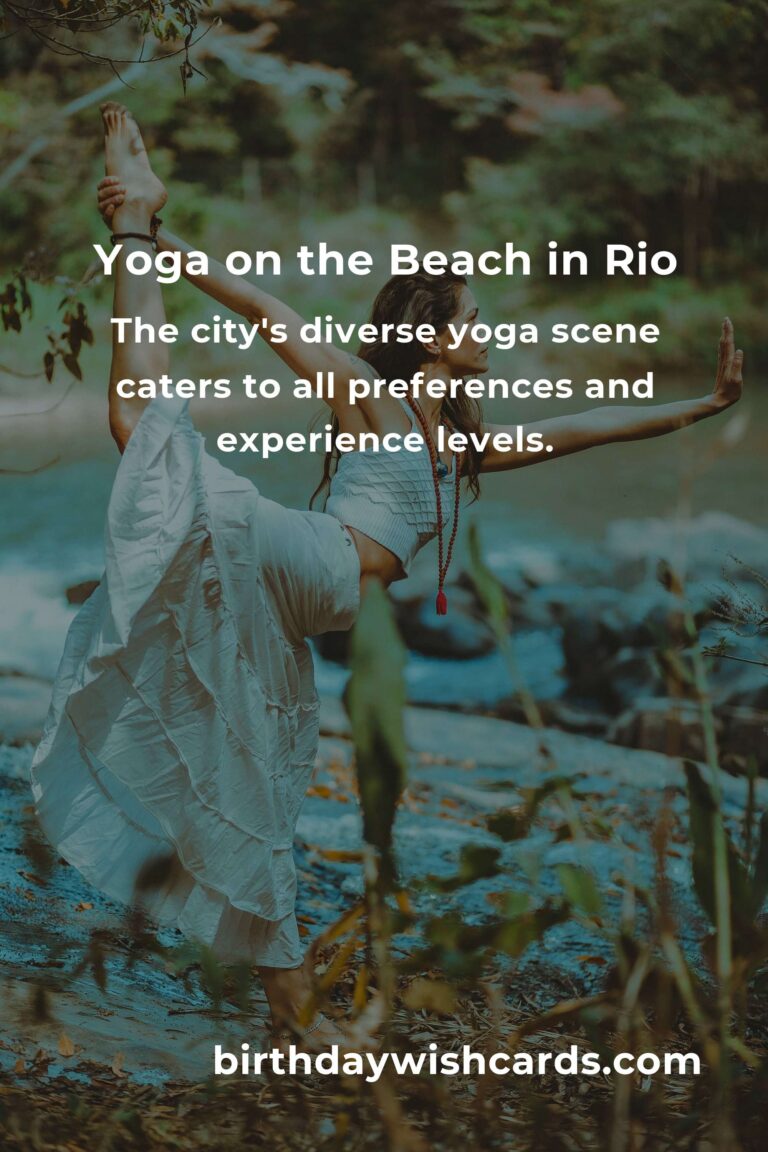 Embrace Tranquility: A Beginner's Guide to Yoga in Rio de Janeiro