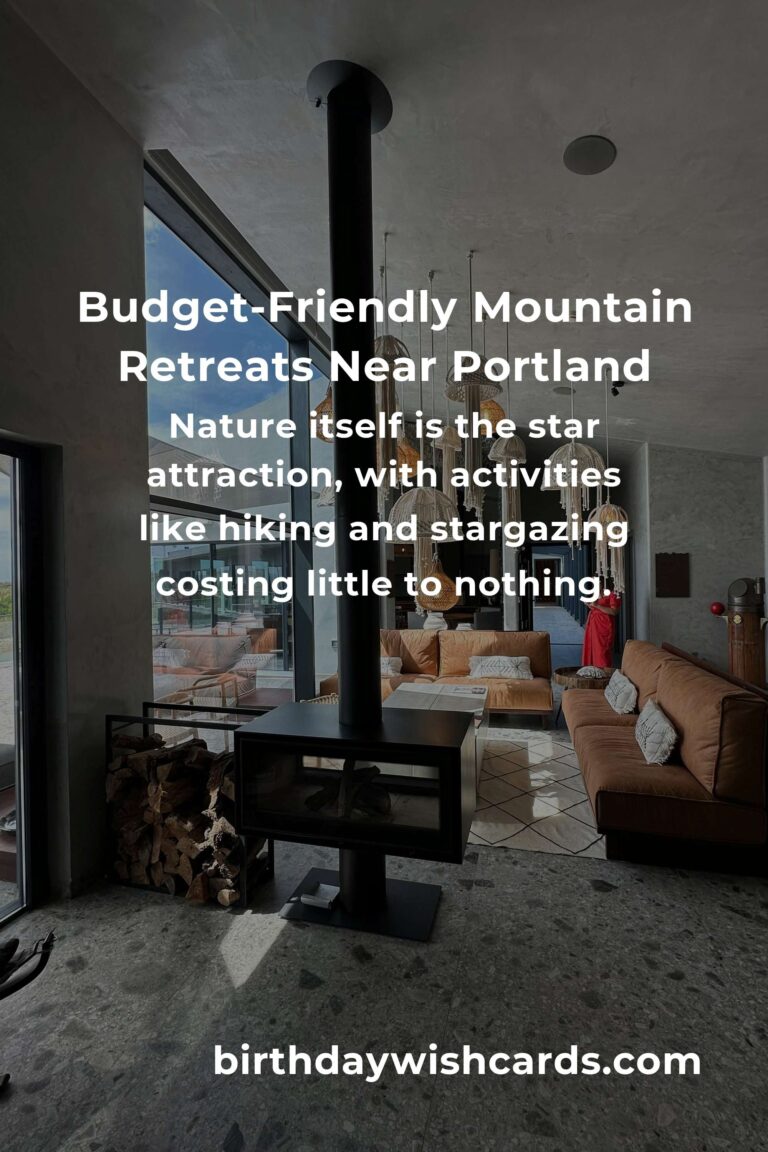Embrace Tranquility: Your Budget Guide to Mountain Retreats in Portland