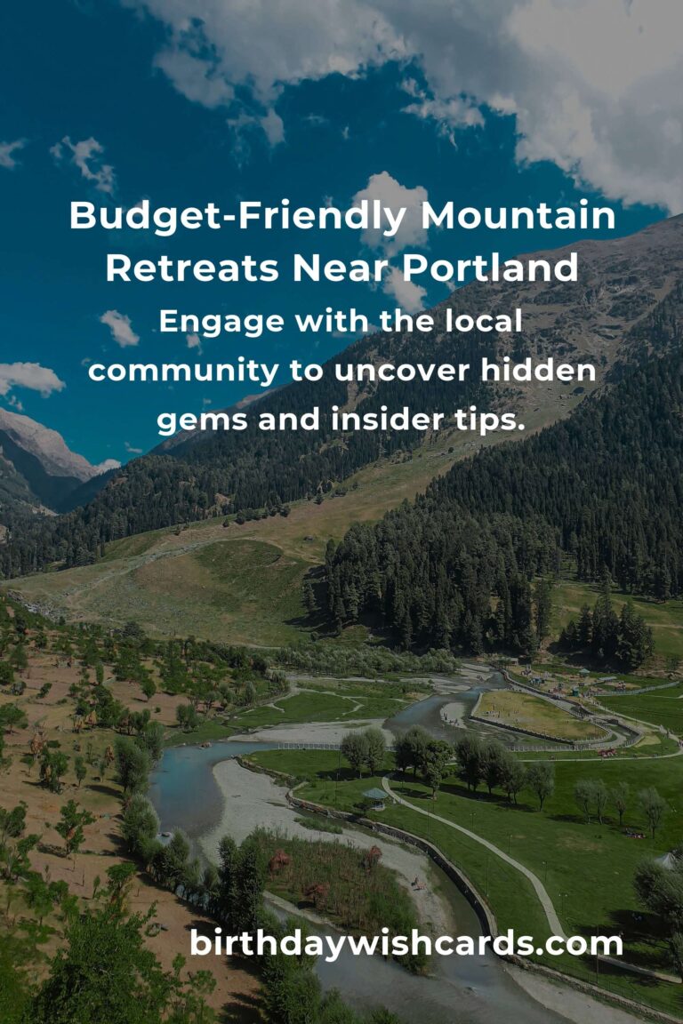 Embrace Tranquility: Your Budget Guide to Mountain Retreats in Portland
