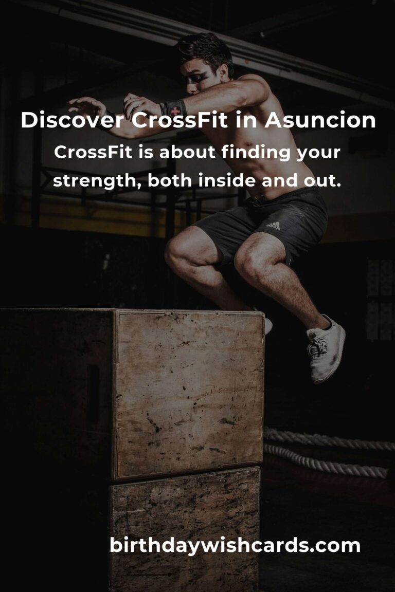 Embrace Your Fitness Journey: A Beginner’s Guide to CrossFit in Asuncion