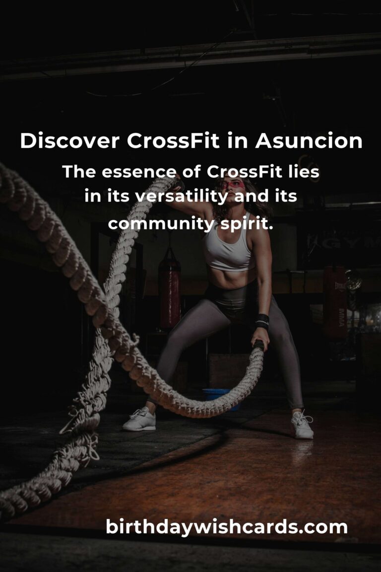 Embrace Your Fitness Journey: A Beginner's Guide to CrossFit in Asuncion
