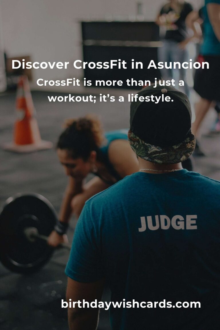 Embrace Your Fitness Journey: A Beginner's Guide to CrossFit in Asuncion