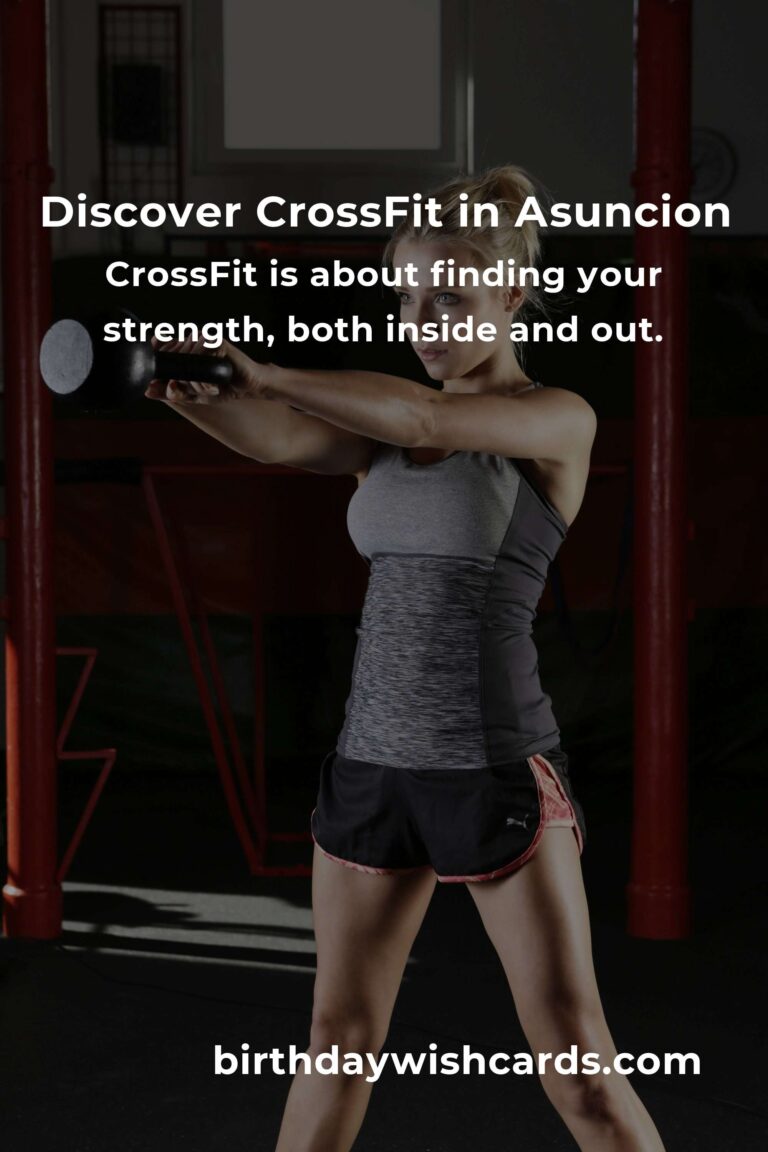 Embrace Your Fitness Journey: A Beginner's Guide to CrossFit in Asuncion