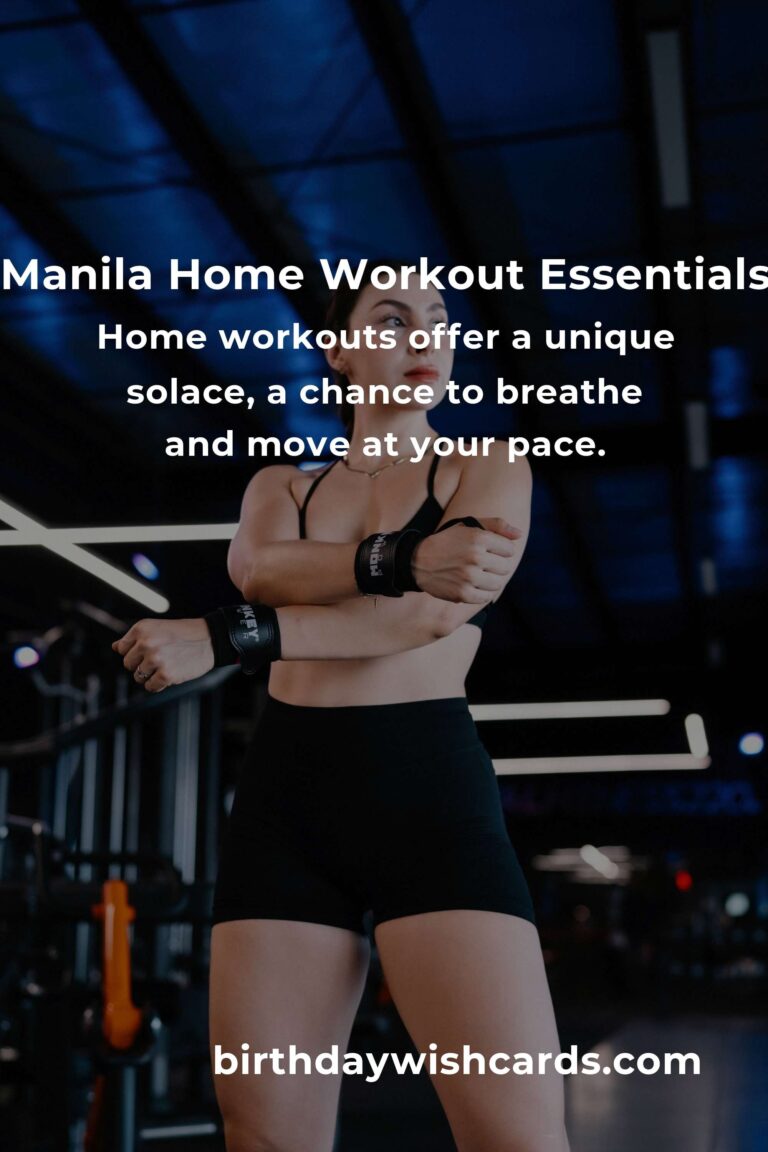Embrace Your Fitness Journey: A Heartfelt Beginner’s Guide to Home Workouts in Manila