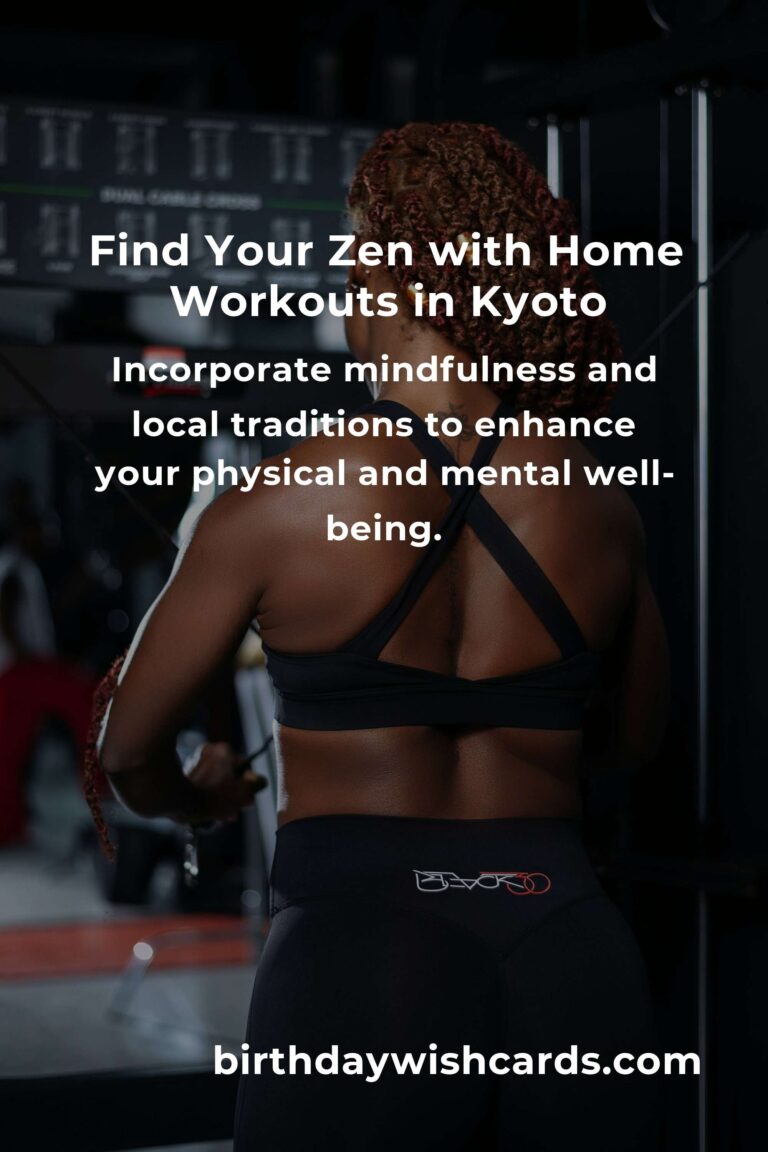 Embrace Your Fitness Journey: The Beginner’s Guide to Home Workouts in Kyoto
