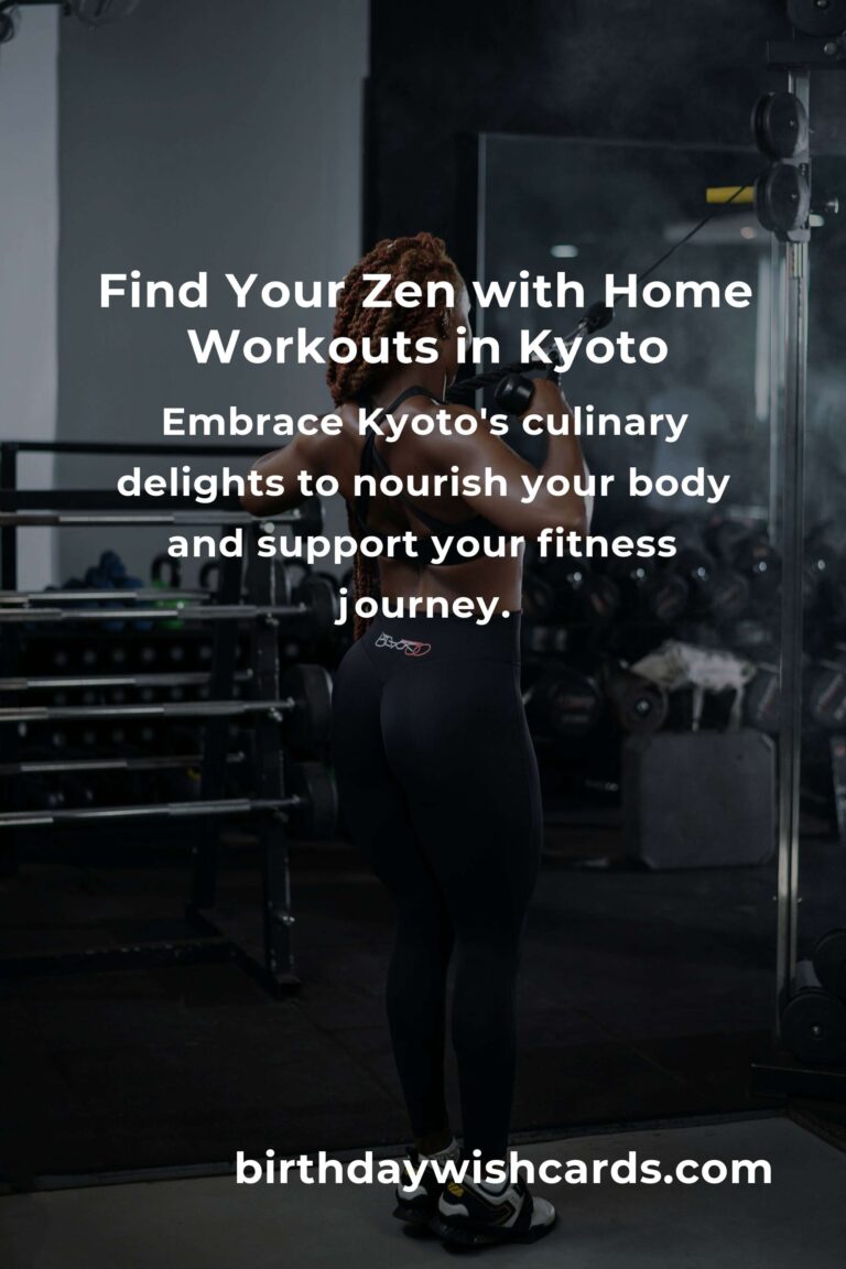 Embrace Your Fitness Journey: The Beginner's Guide to Home Workouts in Kyoto