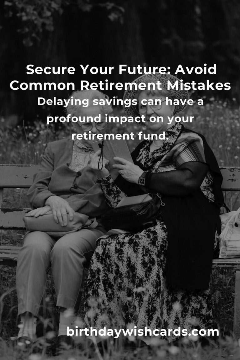 Embrace Your Future: Avoid These Retirement Planning Mistakes in Your 40s