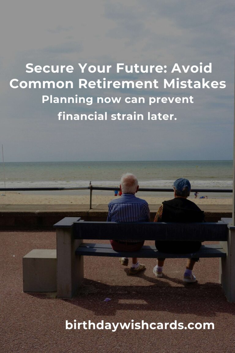 Embrace Your Future: Avoid These Retirement Planning Mistakes in Your 40s