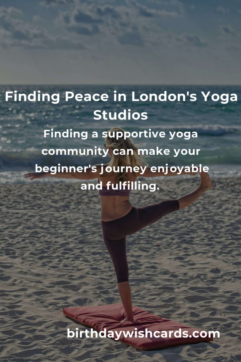 Embrace Your Inner Peace: A Beginner’s Guide to Yoga in London