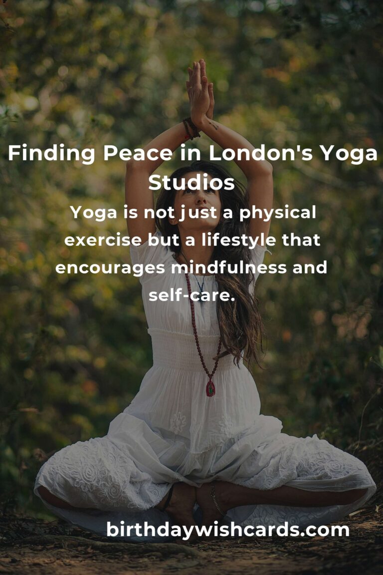 Embrace Your Inner Peace: A Beginner's Guide to Yoga in London