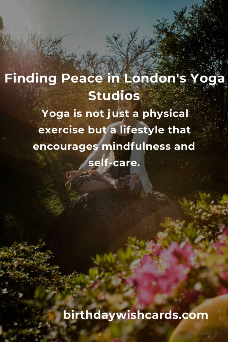 Embrace Your Inner Peace: A Beginner's Guide to Yoga in London