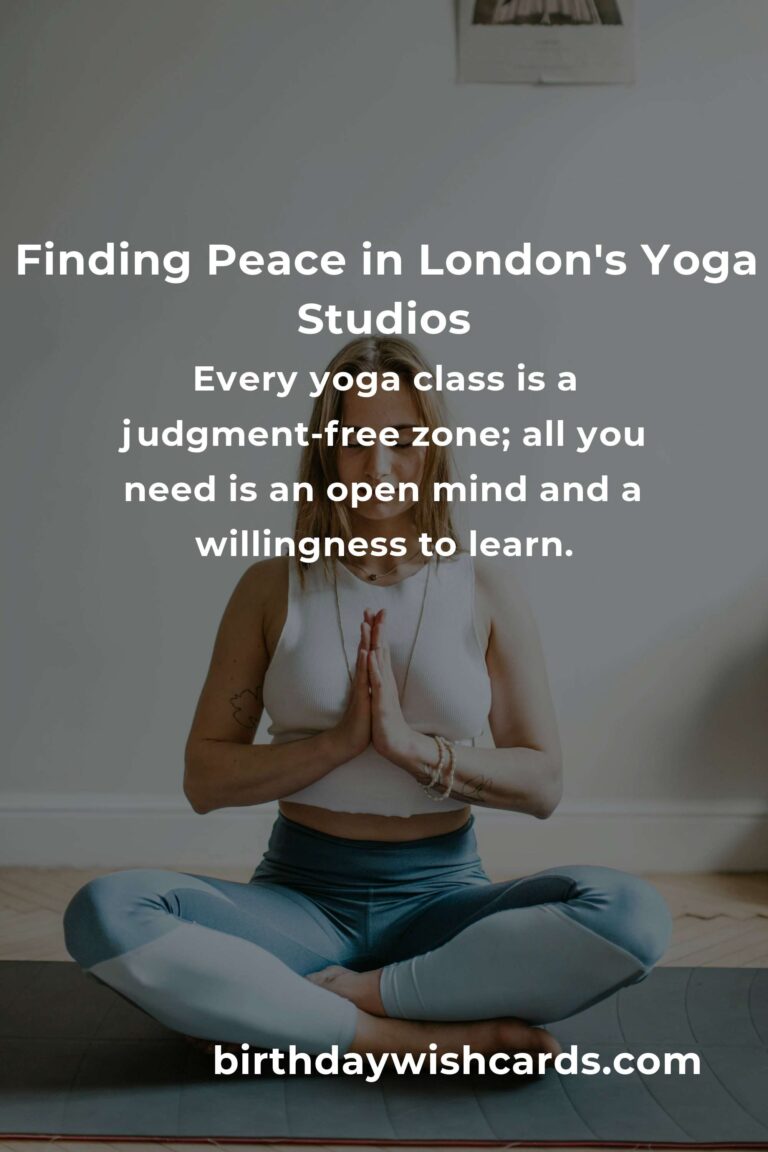 Embrace Your Inner Peace: A Beginner's Guide to Yoga in London