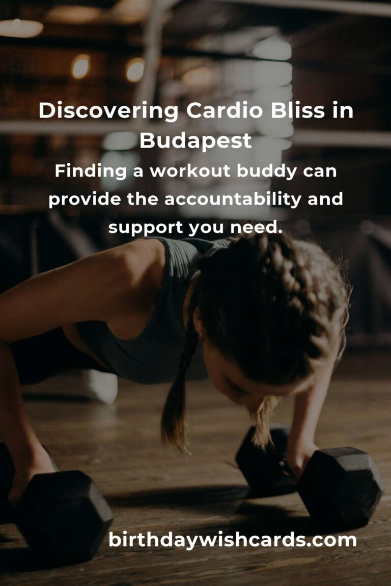 Embrace Your Journey: Beginner's Guide to Cardio Workouts in Budapest