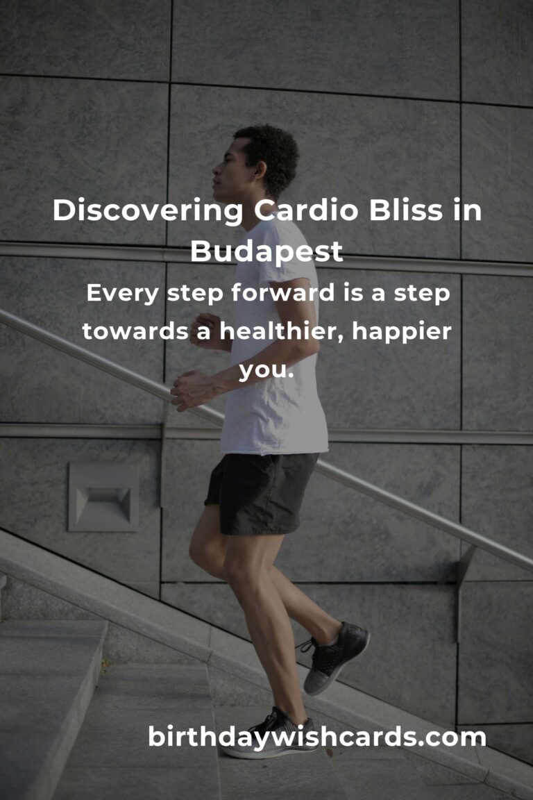 Embrace Your Journey: Beginner's Guide to Cardio Workouts in Budapest