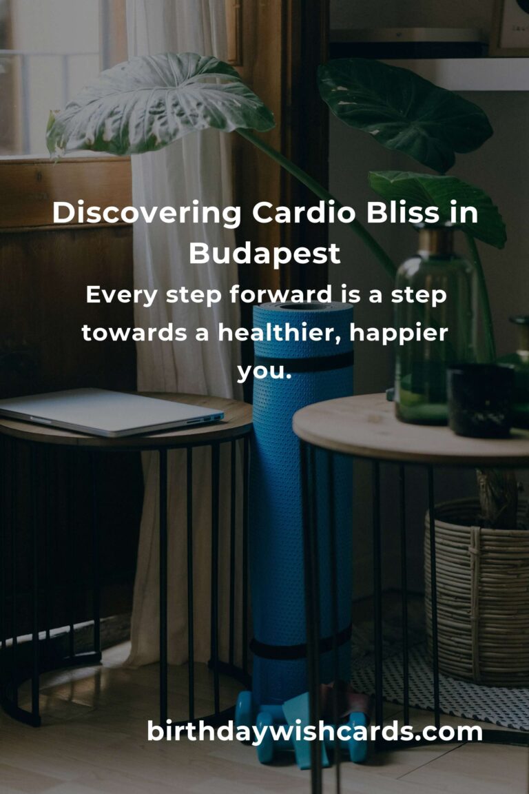 Embrace Your Journey: Beginner's Guide to Cardio Workouts in Budapest