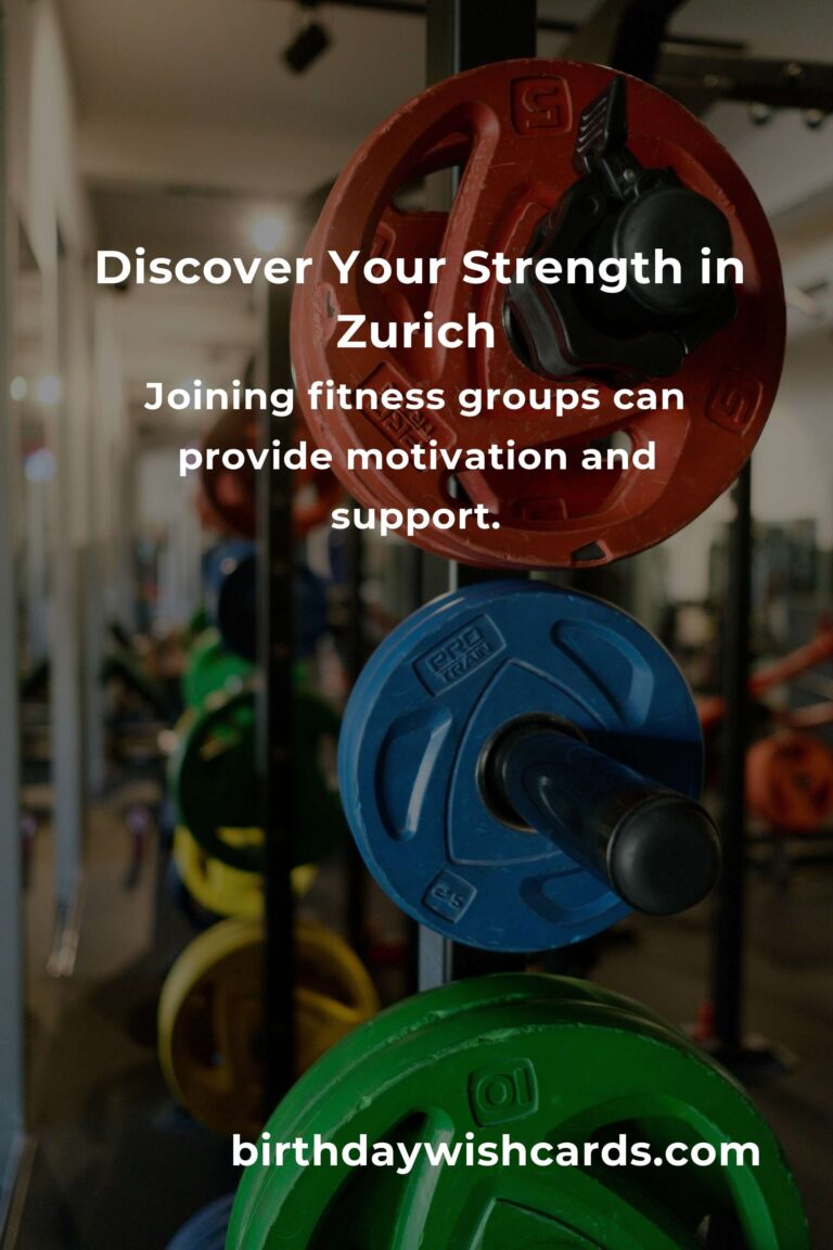 Embrace Your Strength: A Beginner's Guide to Weight Training in Zurich