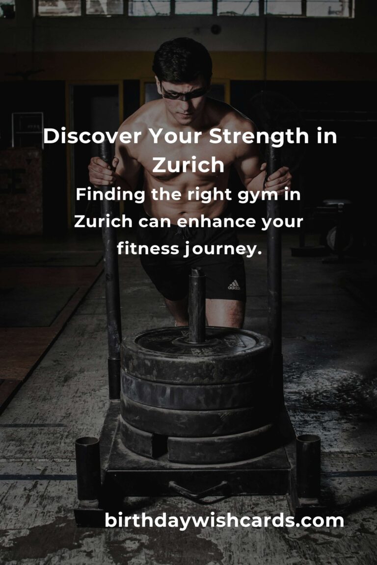 Embrace Your Strength: A Beginner's Guide to Weight Training in Zurich