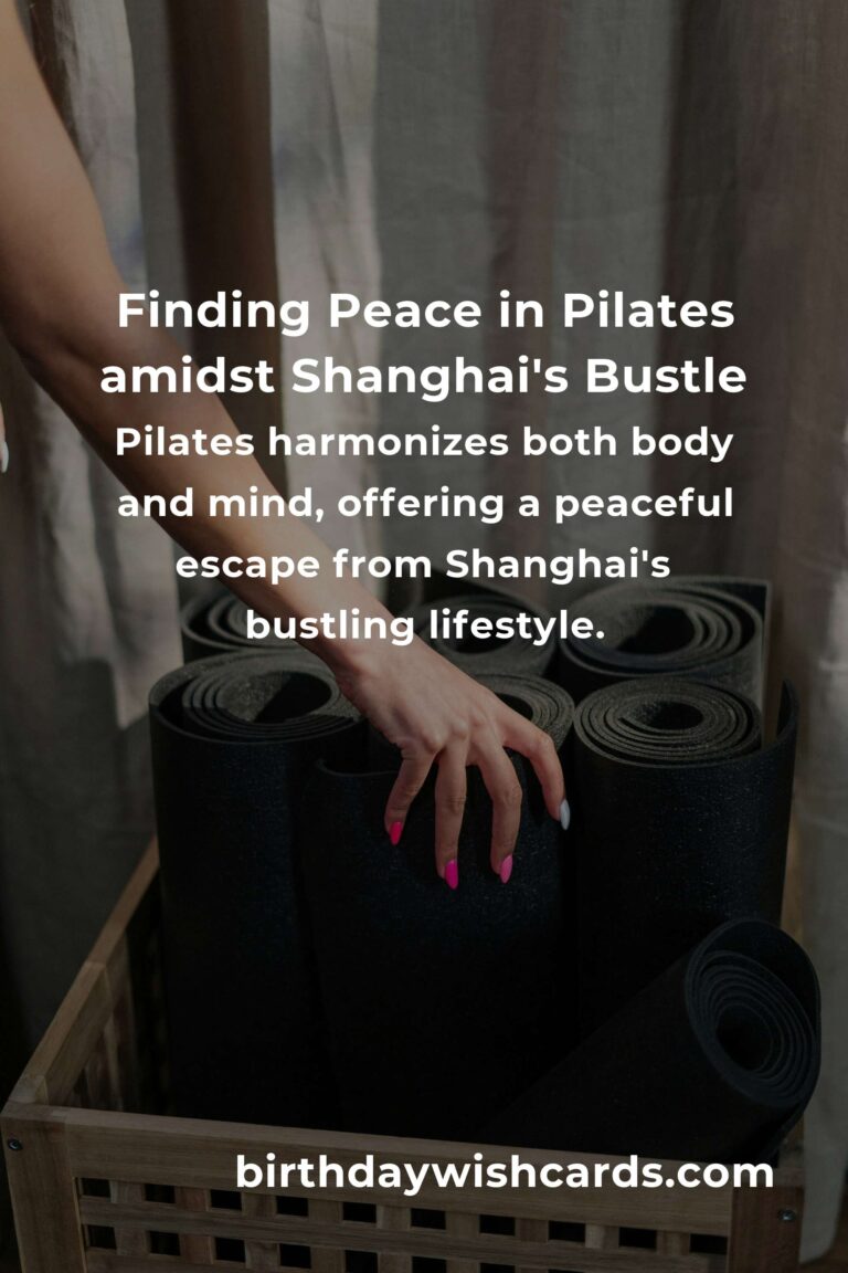 Embrace Your Wellness Journey: A Beginner's Guide to Pilates in Shanghai