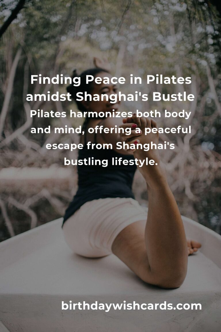 Embrace Your Wellness Journey: A Beginner's Guide to Pilates in Shanghai