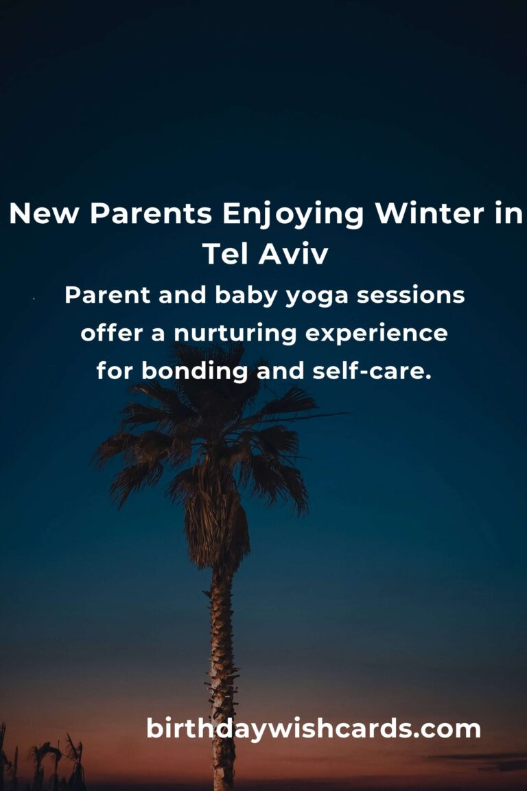 Embrace the Chill: Discover the Best Winter Events in Tel Aviv for New Parents