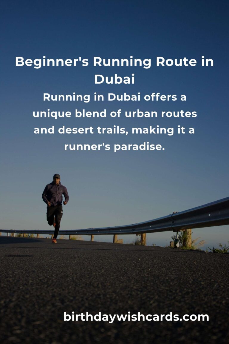 Embrace the Desert Breeze: A Beginner's Guide to Outdoor Running in Dubai