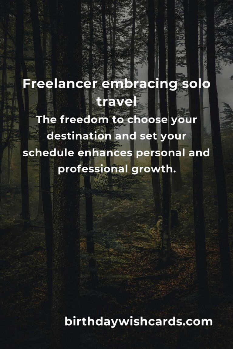 Embrace the Freedom: Solo Travel for Freelancers in 2025