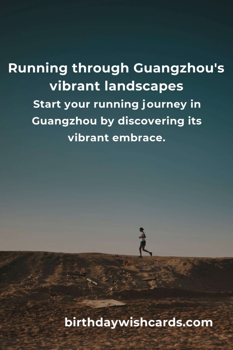Embrace the Journey: A Beginner’s Guide to Outdoor Running in Guangzhou