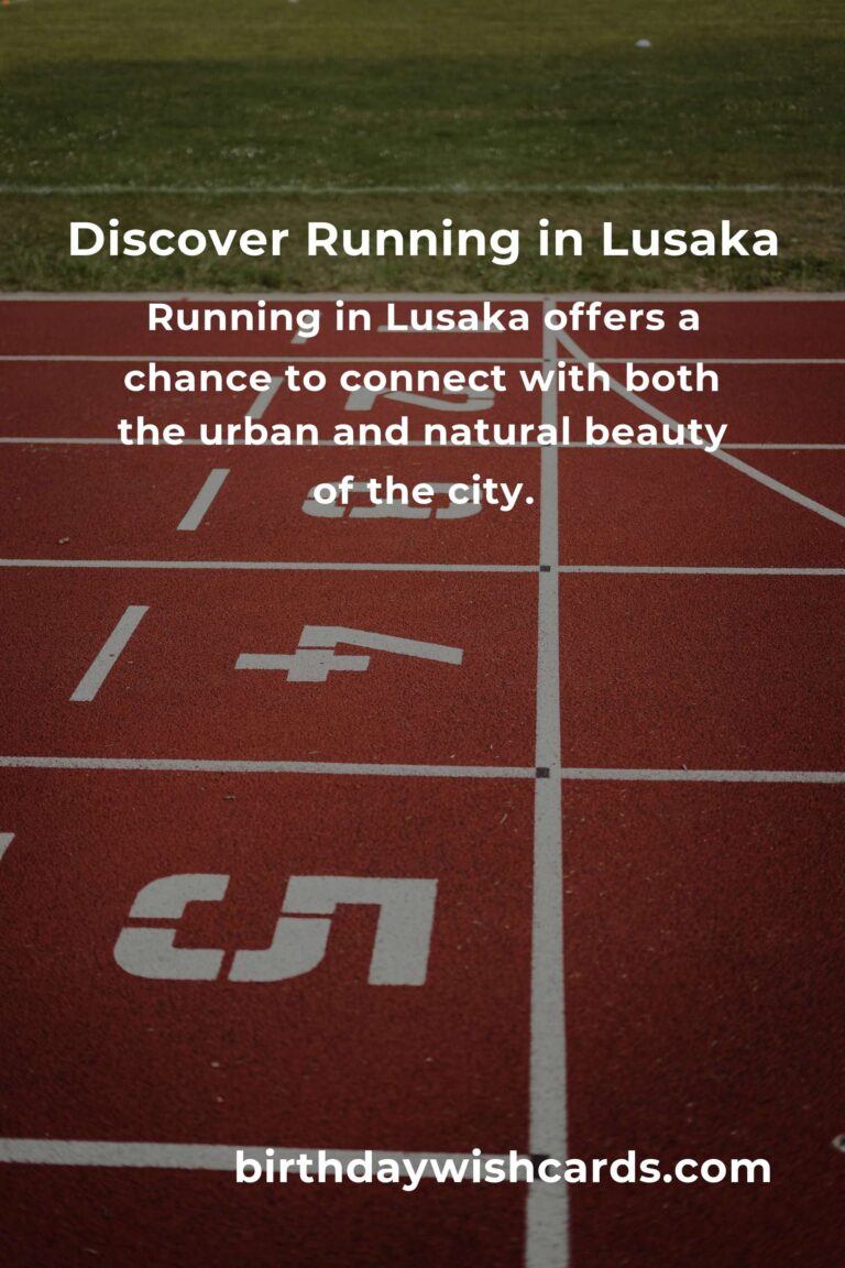 Embrace the Journey: A Beginner’s Guide to Outdoor Running in Lusaka