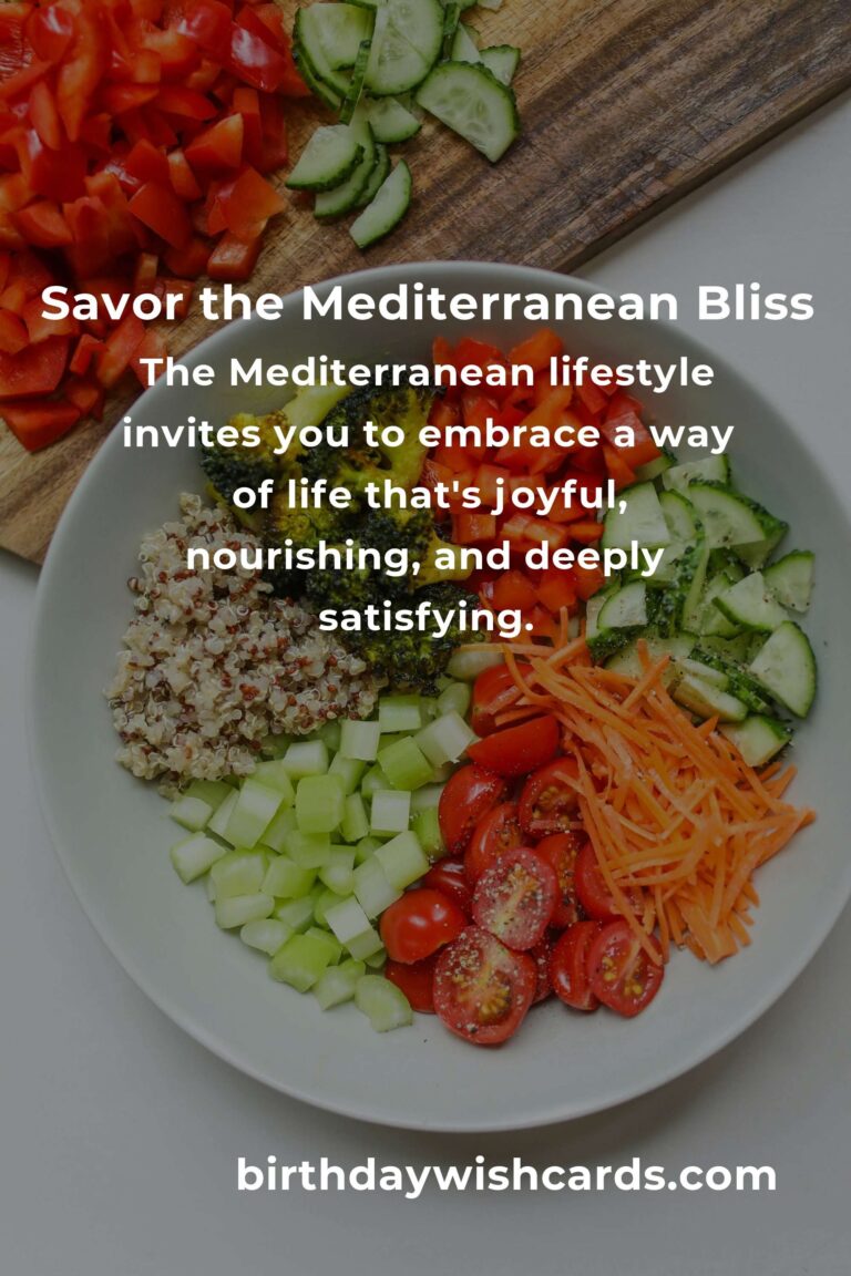 Embrace the Joy of Eating: Discovering the Mediterranean Diet for Food Lovers