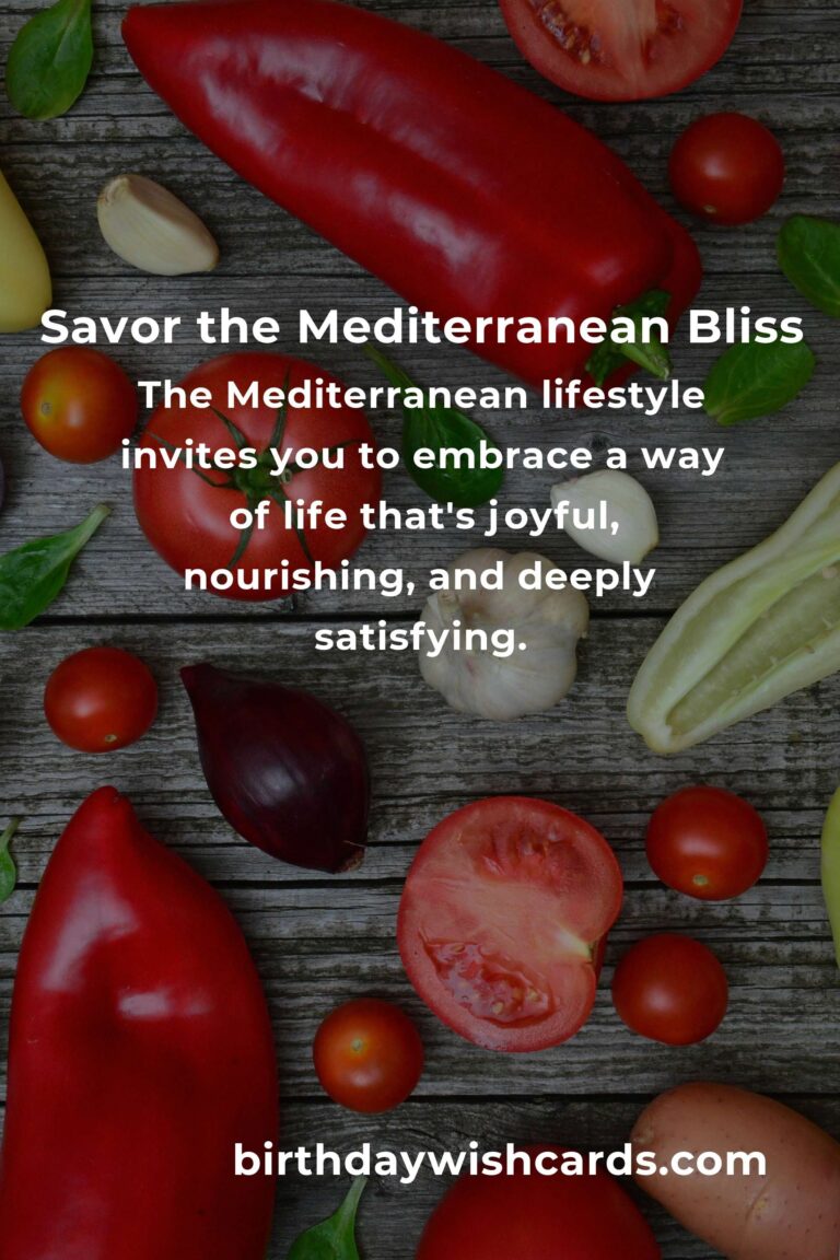 Embrace the Joy of Eating: Discovering the Mediterranean Diet for Food Lovers