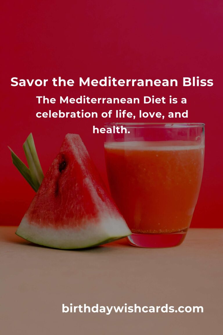 Embrace the Joy of Eating: Discovering the Mediterranean Diet for Food Lovers