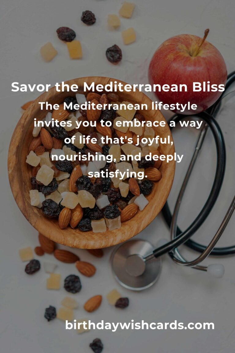 Embrace the Joy of Eating: Discovering the Mediterranean Diet for Food Lovers