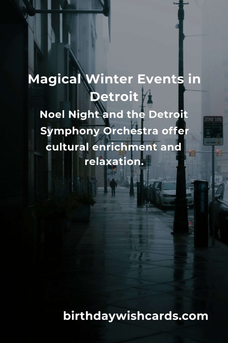 Embrace the Magic: Best Winter Events in Detroit for Working Moms