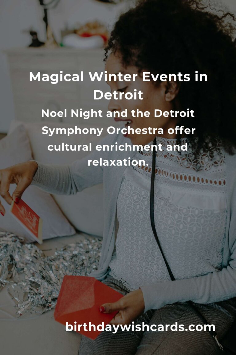 Embrace the Magic: Best Winter Events in Detroit for Working Moms