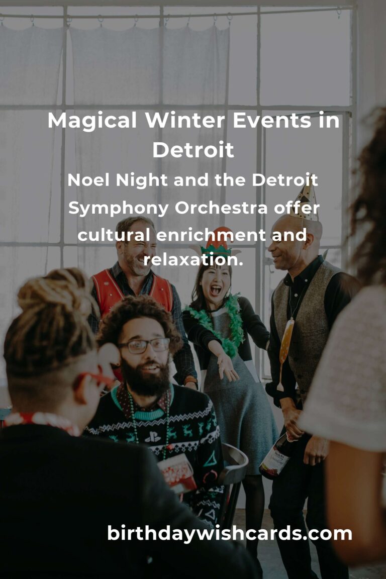 Embrace the Magic: Best Winter Events in Detroit for Working Moms