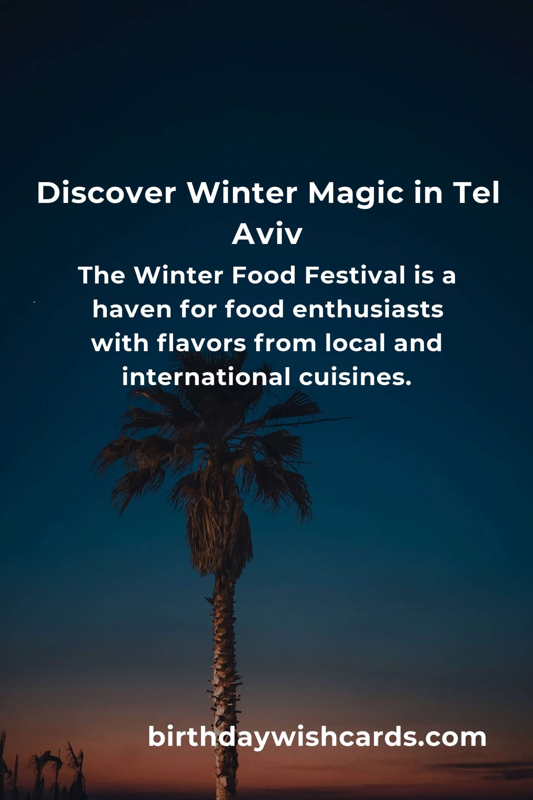 Embrace the Magic: Best Winter Events in Tel Aviv for Empty Nesters