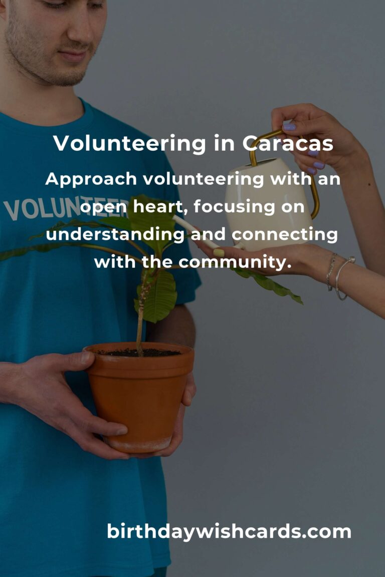 Embrace the Spirit of Giving: A Professional's Guide to Volunteering in Caracas