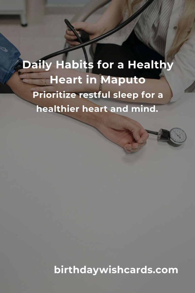 Embracing Daily Habits for Better Blood Pressure in Maputo: A Heartfelt Journey